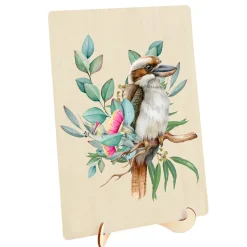 Australian Geographic 117 Piece Shaped Wooden Jigsaw Puzzle, Kookaburra