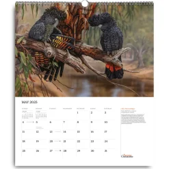 Australian Geographic Society Art Calendar 2025