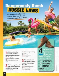 Kids Australian Geographic Australia's Most Dangerous Quiz & Activity Book