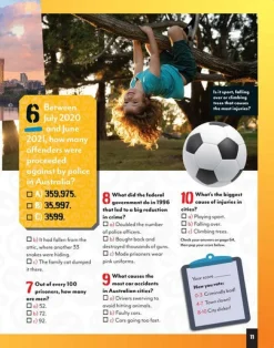 Kids Australian Geographic Australia's Most Dangerous Quiz & Activity Book