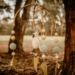 Australian Geographic Baby Cot Mobile - Cockatoo Australiana