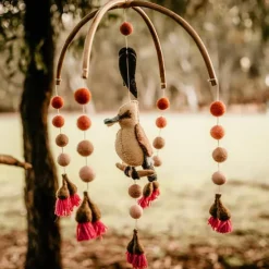 Australian Geographic Baby Cot Mobile - Kookaburra with Gum Blossoms