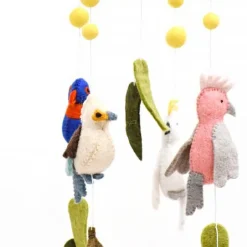 Australian Geographic Baby Cot Mobile Australian Birds