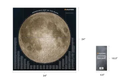 Australian Geographic Celestron Observer's Map of the Moon