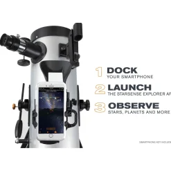 Australian Geographic Celestron Starsense Explorer™ LT 114AZ Smartphone App-Enabled Newtonian Reflector Telescope