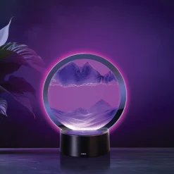 Australian Geographic Circular LED Sand Art - Purple