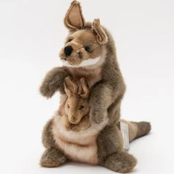 Australian Geographic Hansa Kangaroo And Joey Puppet