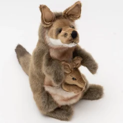 Australian Geographic Hansa Kangaroo And Joey Puppet