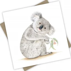 Australian Geographic Koala Barangaroo Greeting Card from PopcornBlue
