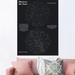 Australian Geographic Star Scratch Map